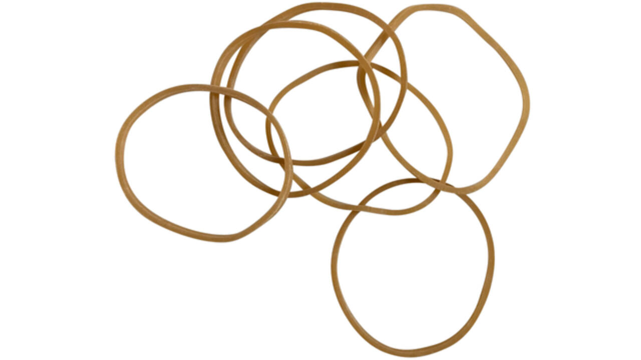 Elastiek Standard Rubber Bands 14 50x1.5mm 1kg 5333 stuks bruin